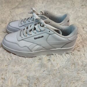 Reebok White Low-Top Leather Sneakers